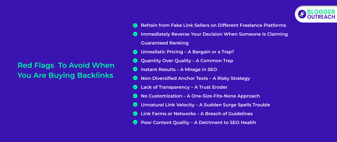 Red Flags To Avoid When You Are Buying Backlinks