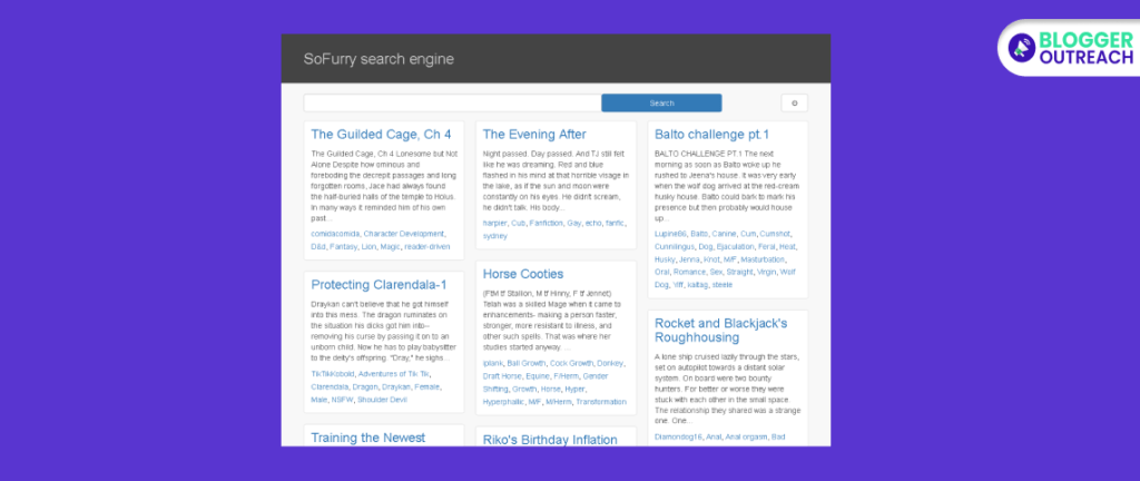 SoFurry Search Engine