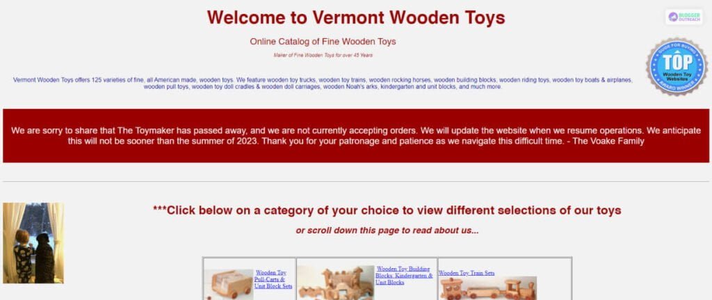 Vermont Wooden Toys