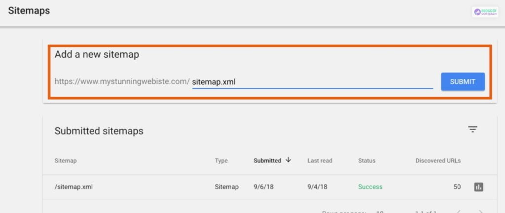 Add Your Sitemap To Google