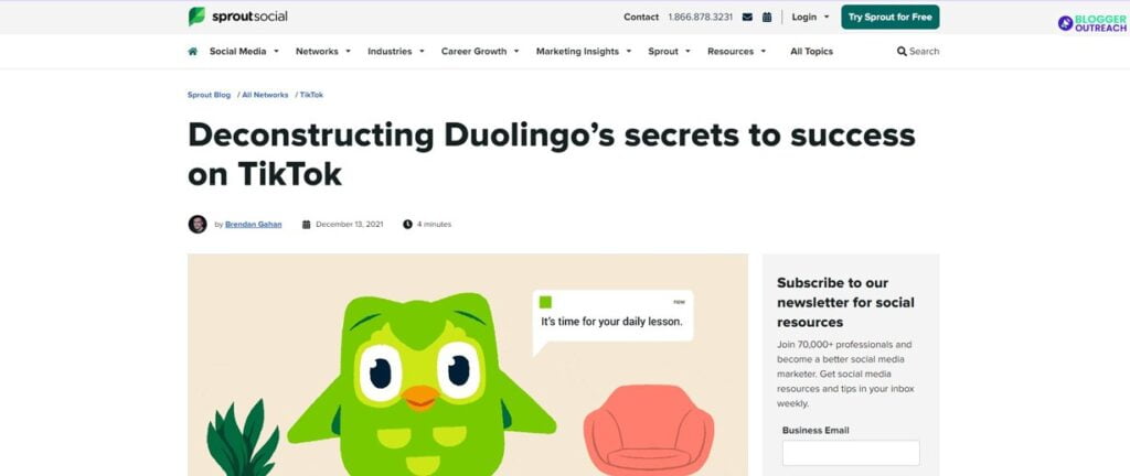 Duolingo’s TikTok Success