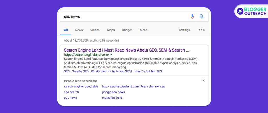 Let’s Understand People Also Search For