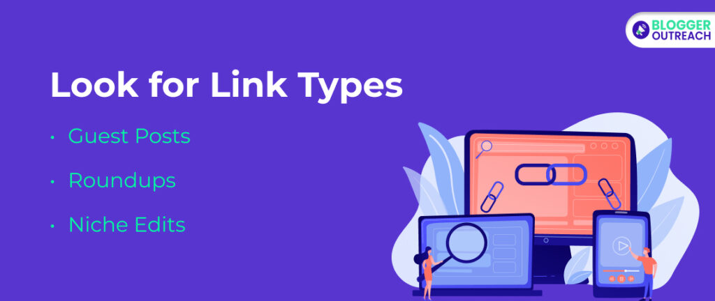 Look For Link Types