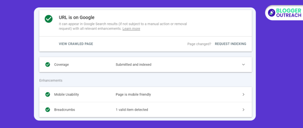 Manual Indexing Through Google Search Console