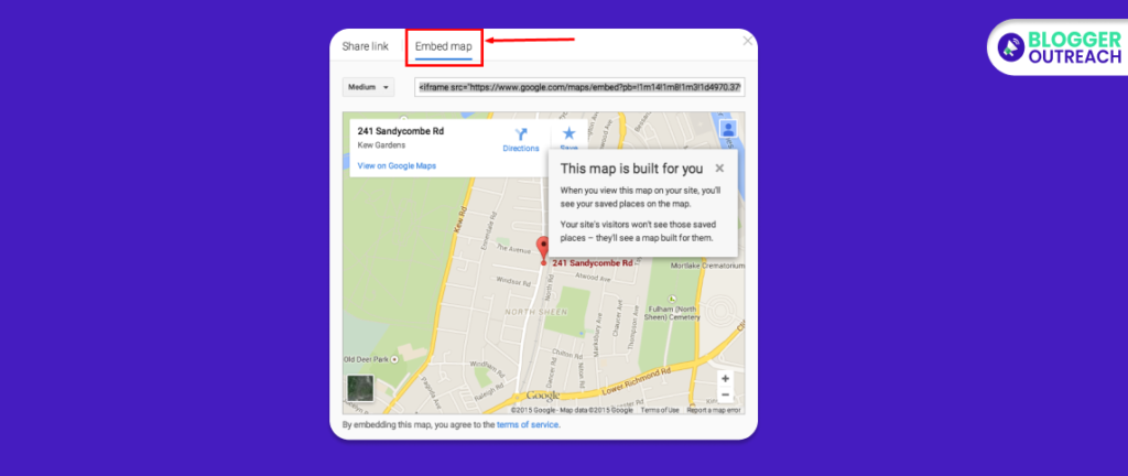 Embed The Google Map On Your Contact Us Page