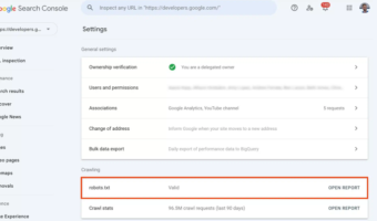 Google Has Added The Robot.txt Reports In Search Console