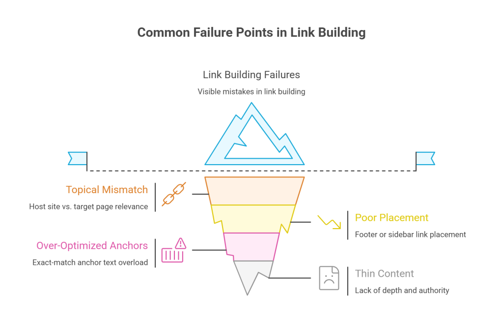 Understanding Why Guest Post Backlinks Fail