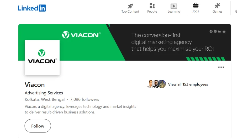 LinkedIn Company Page